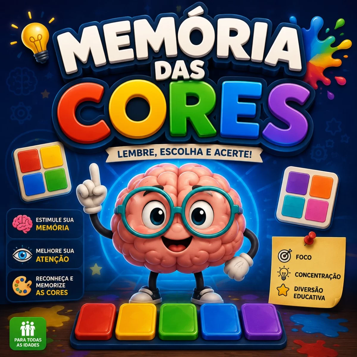Capa do jogo Memória Das Cores