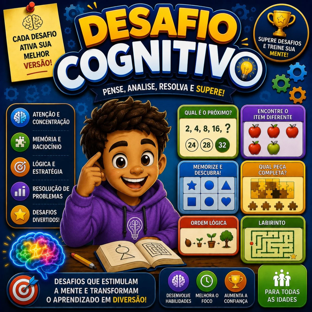 Capa do jogo Desafio Cognitivo