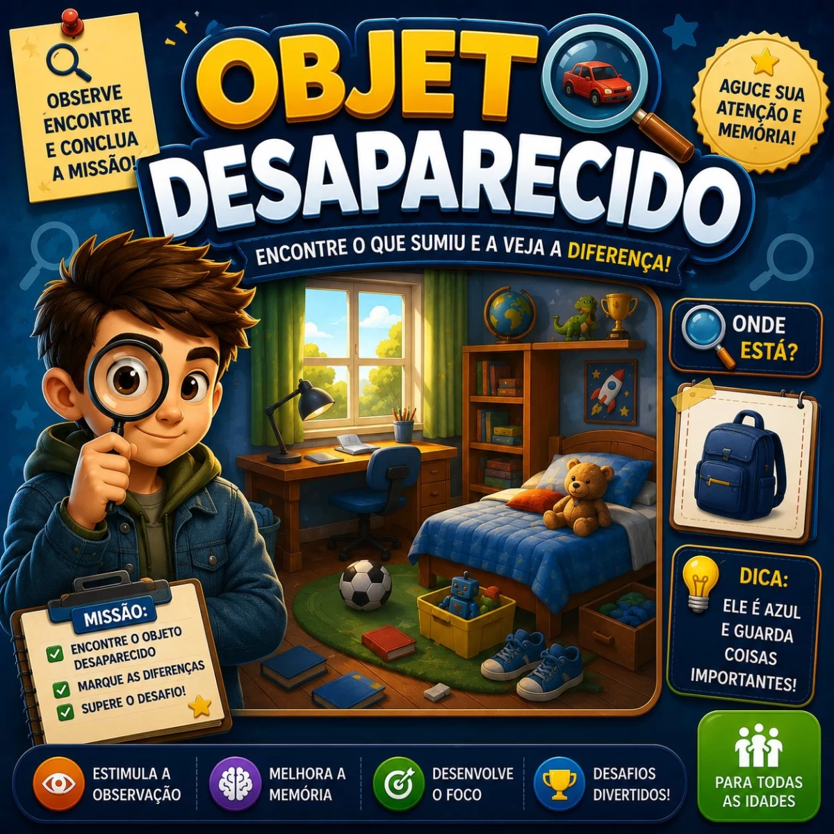Capa do jogo Objeto desaparecido