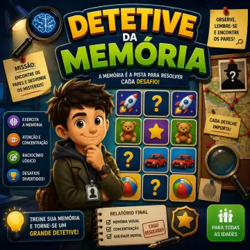 Capa do jogo Detetive Da Memória